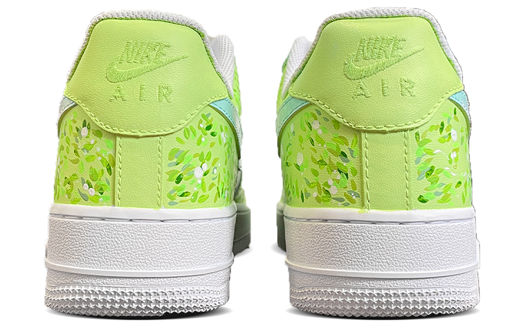 [Custom Shoes] Nike Air Force 1 Low '07 'Fantasy Jungle Gradient Leaf Hand-Painted Graffiti' 圖 5