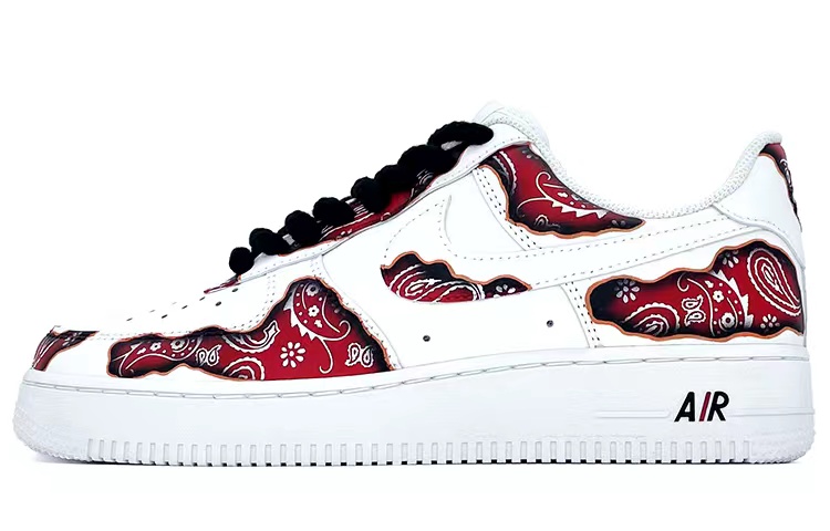Buy [Zapatillas Personalizadas] Nike Air Force 1 Low '07 'Graffiti de Llamas' CW2288-111(Team肆-男款火烧腰果花)