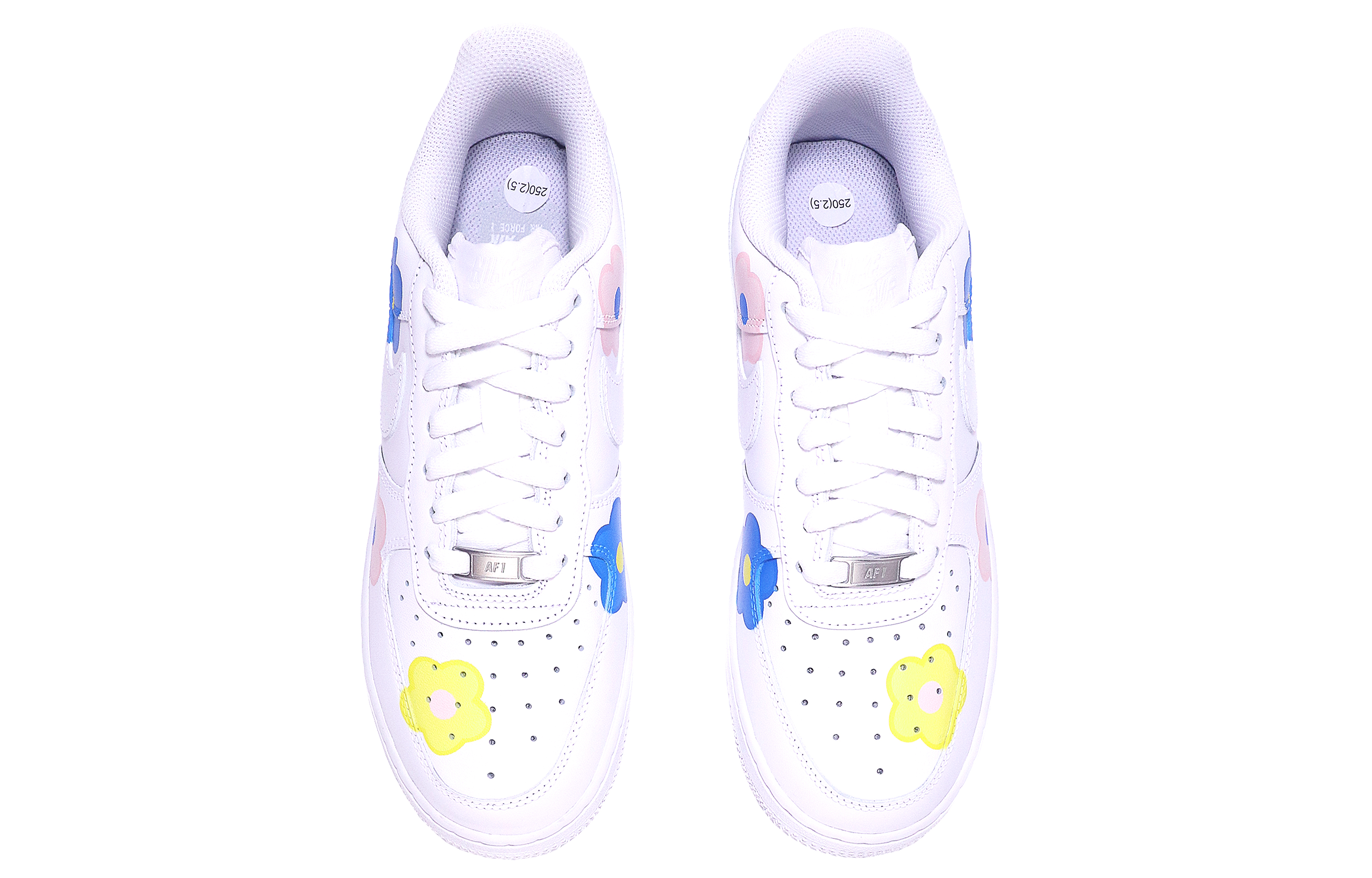 Purchase [定制鞋款] 耐克空军一号低帮'07 '花卉笑脸涂鸦' CW2288-111(TeamTen-男款七夕笑脸花朵)