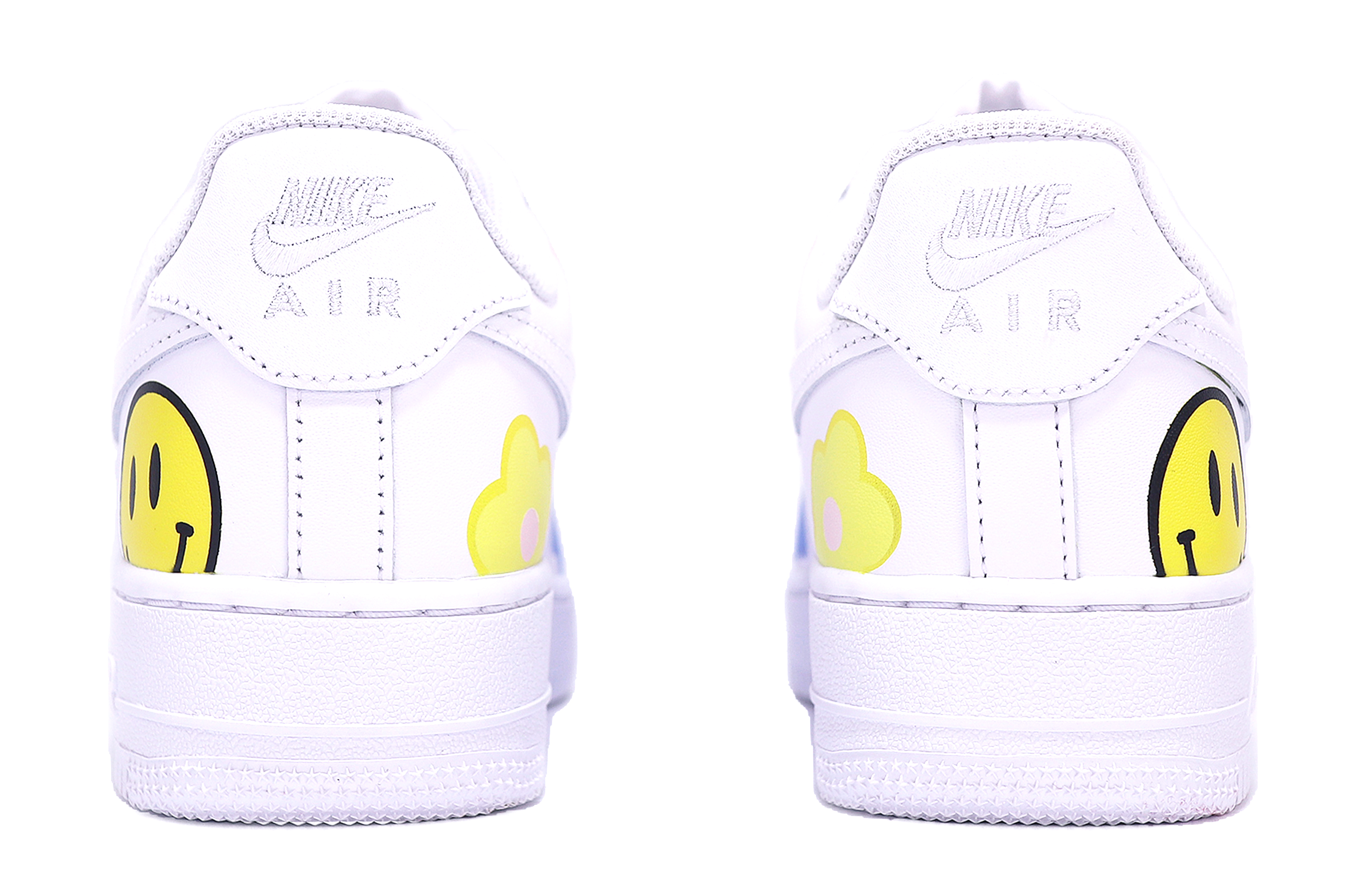 Details for [定制鞋款] 耐克空军一号低帮'07 '花卉笑脸涂鸦' CW2288-111(TeamTen-男款七夕笑脸花朵)