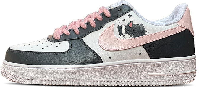 カスタム Nike Air Force 1 '07 "フレンチブラックピンク" 315122-111(TeamD-男款法斗手绘彩绘黑白粉) Buy カスタム Nike Air Force 1 '07 "フレンチブラックピンク" 315122-111(TeamD-男款法斗手绘彩绘黑白粉)