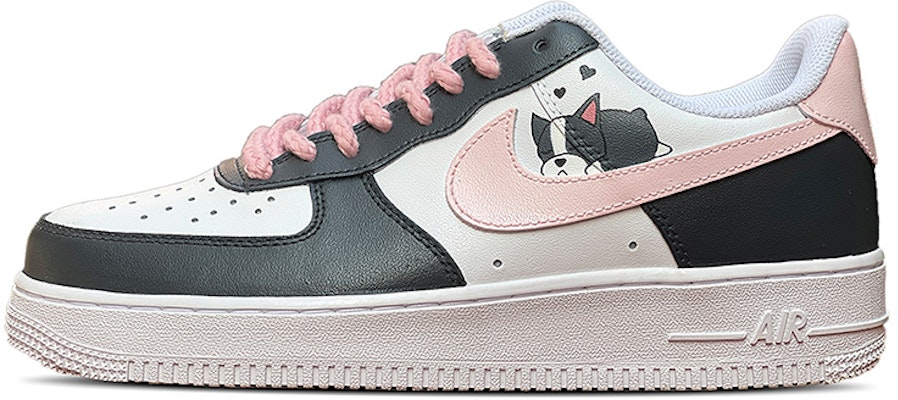 カスタム Nike Air Force 1 '07 "フレンチブラックピンク" 315122-111(TeamD-男款法斗手绘彩绘黑白粉) Buy カスタム Nike Air Force 1 '07 "フレンチブラックピンク" 315122-111(TeamD-男款法斗手绘彩绘黑白粉)