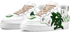 Lookbook 【定製球鞋】Nike Air Force 1 Low 07 空軍一號 恭喜發財 麻將立體裝置"發"財鞋 國潮 手繪 情侶款 低幫 板鞋 男款 綠白