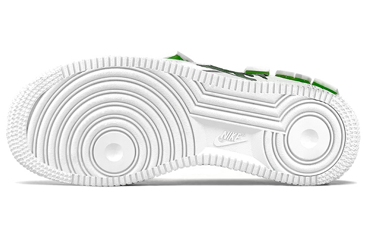 Purchase 【定製球鞋】Nike Air Force 1 Low 07 空軍一號 恭喜發財 麻將立體裝置"發"財鞋 國潮 手繪 情侶款 低幫 板鞋 男款 綠白
