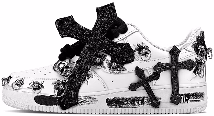 custom-shoes-nike-air-force-1-low-07-gothic-skull-cross