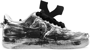 カスタムAF1 '07 ゴシックスカルクロス CW2288-111(TeamY-男款骷髅黑白) Order カスタムAF1 '07 ゴシックスカルクロス CW2288-111(TeamY-男款骷髅黑白)