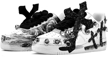 カスタムAF1 '07 ゴシックスカルクロス CW2288-111(TeamY-男款骷髅黑白) Lookbook カスタムAF1 '07 ゴシックスカルクロス CW2288-111(TeamY-男款骷髅黑白)