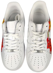 【定制球鞋】Nike Air Force 1 Low 07 空軍一號 塗鴉 低幫 板鞋 男款 白紅 Shop 【定制球鞋】Nike Air Force 1 Low 07 空軍一號 塗鴉 低幫 板鞋 男款 白紅