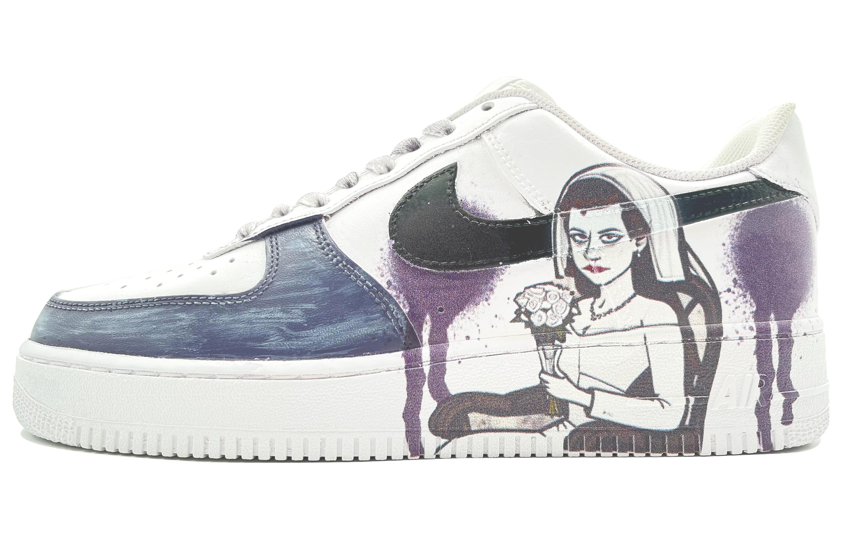 Buy [Zapatillas Personalizadas] Nike Air Force 1 Low '07 'Halloween Novia Blanca Rosa' DH2920-111-485191