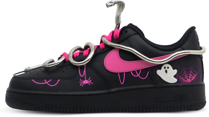 【訂製球鞋】Nike Air Force 1 Low 07 蜘蛛 眼鏡蛇 鬼魂 萬聖節 低筒 板鞋 男女同款 黑粉 Buy 【訂製球鞋】Nike Air Force 1 Low 07 蜘蛛 眼鏡蛇 鬼魂 萬聖節 低筒 板鞋 男女同款 黑粉
