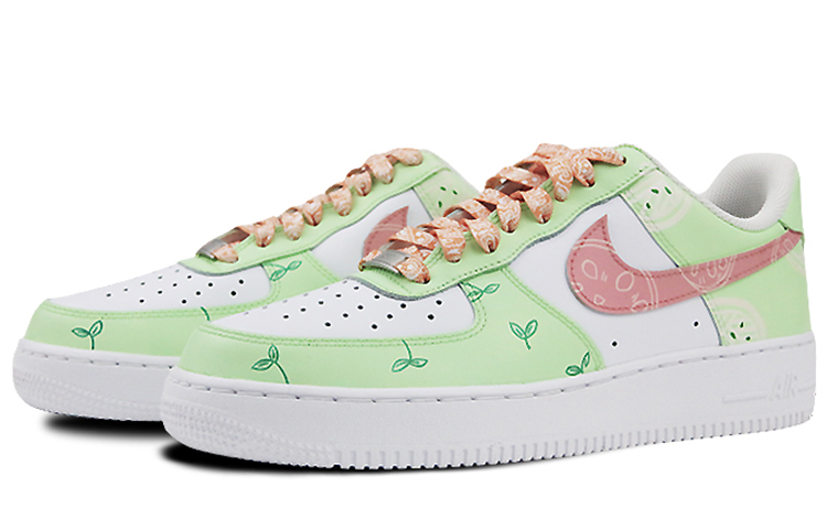 Lookbook 【定制球鞋】 Nike Air Force 1 Low '07 是在玩鞋 西湖龍井 片兒川 桂花蓮藕 杭州城市限定 低幫 板鞋 男款 橙白綠