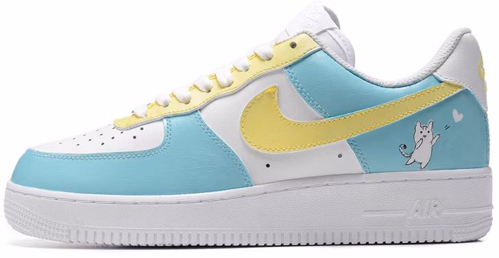 custom-shoes-nike-air-force-1-low-07-happy-cat-white-yellow-blue