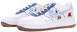 Lookbook 【客製化球鞋】Nike Air Force 1 Low 07 "Indigo" 聖誕夜 復古 植物刺繡 低筒 板鞋 男女同款 藍棕