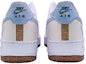 Shop 【客製化球鞋】Nike Air Force 1 Low 07 "Indigo" 聖誕夜 復古 植物刺繡 低筒 板鞋 男女同款 藍棕