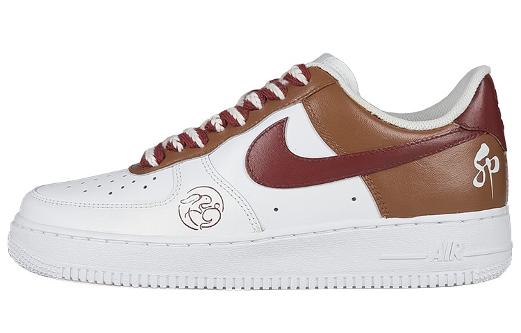 Buy Zapatillas Nike Air Force 1 Low '07 'Pintura Tinta Marrón' CW2288-111(TeamNine-卯兔棕褐)