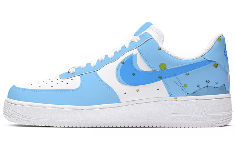 Buy ナイキAF1 '07 カスタム「星の王子様」青白 315122-111(TeamE-第五期男款小王子喷绘蓝白)