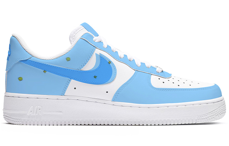 Order ナイキAF1 '07 カスタム「星の王子様」青白 315122-111(TeamE-第五期男款小王子喷绘蓝白)