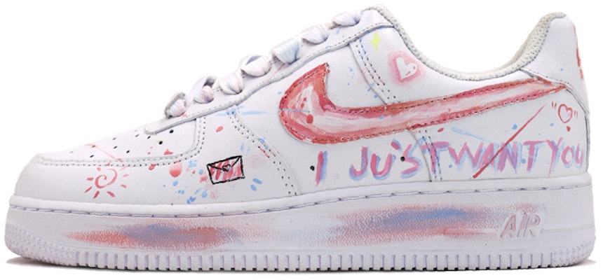 【定製球鞋】 Nike Air Force 1 Low '07 空軍一號 告白塗鴉 休閒 低幫 板鞋 男款 白色 Buy 【定製球鞋】 Nike Air Force 1 Low '07 空軍一號 告白塗鴉 休閒 低幫 板鞋 男款 白色