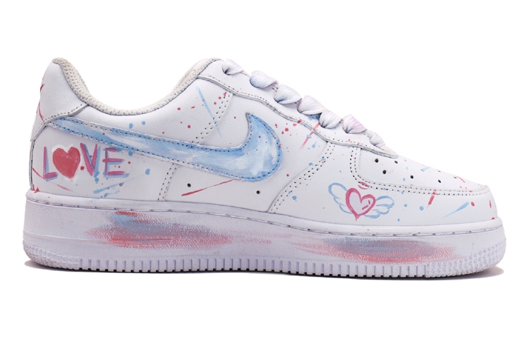 Order [定制鞋款] 耐克空军一号低帮'07'爱意信笺涂鸦' CW2288-111(Team-S男款告白涂鸦)