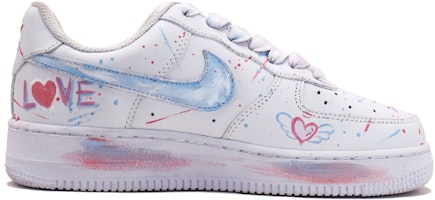 【定製球鞋】 Nike Air Force 1 Low '07 空軍一號 告白塗鴉 休閒 低幫 板鞋 男款 白色 Order 【定製球鞋】 Nike Air Force 1 Low '07 空軍一號 告白塗鴉 休閒 低幫 板鞋 男款 白色