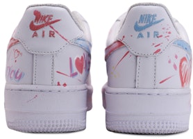 【定製球鞋】 Nike Air Force 1 Low '07 空軍一號 告白塗鴉 休閒 低幫 板鞋 男款 白色 Shop 【定製球鞋】 Nike Air Force 1 Low '07 空軍一號 告白塗鴉 休閒 低幫 板鞋 男款 白色