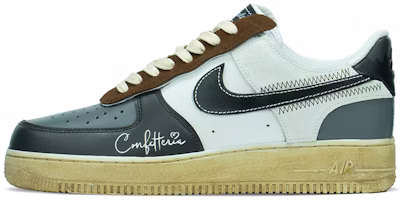 【客製化球鞋】 Nike Air Force 1 Low '07 空軍一號 美食限定 牛奶巧克力 防滑耐磨 低筒 板鞋 男款 棕灰白 Buy 【客製化球鞋】 Nike Air Force 1 Low '07 空軍一號 美食限定 牛奶巧克力 防滑耐磨 低筒 板鞋 男款 棕灰白