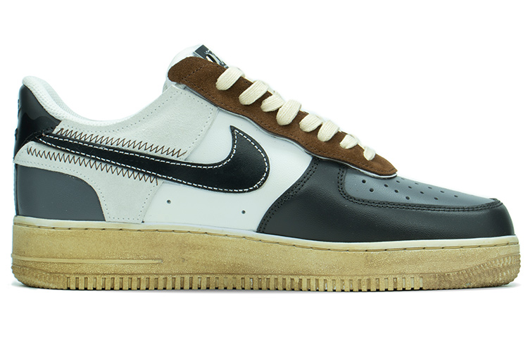 Order 【客製化球鞋】 Nike Air Force 1 Low '07 空軍一號 美食限定 牛奶巧克力 防滑耐磨 低筒 板鞋 男款 棕灰白
