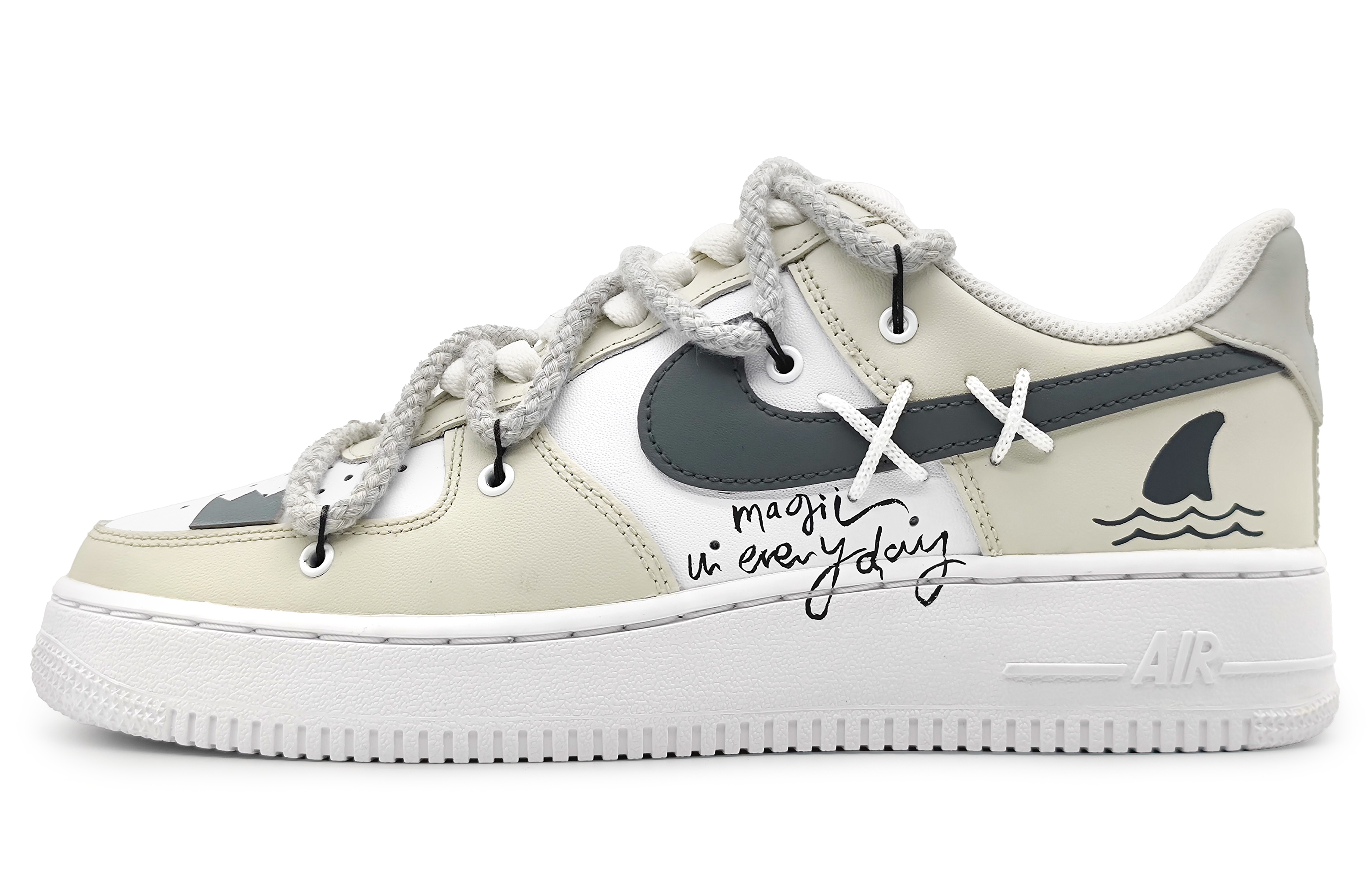 Buy [Sneakers Kustom] Nike Air Force 1 Low '07 'Morandi Beige' CW2288-111(Team16-男款禁止捕鱼米杏解构)