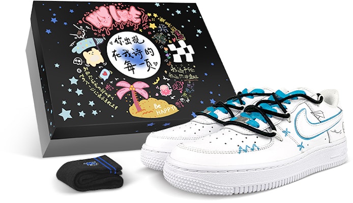나이키 에어포스 1 '종이비행기 그라피티' (커스텀) CW2288-111-458036 Buy 나이키 에어포스 1 '종이비행기 그라피티' (커스텀) CW2288-111-458036