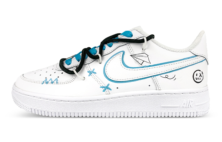 Buy [Sepatu Khusus] Nike Air Force 1 Low '07 'Graffiti Pesawat Kertas' CW2288-111-458037