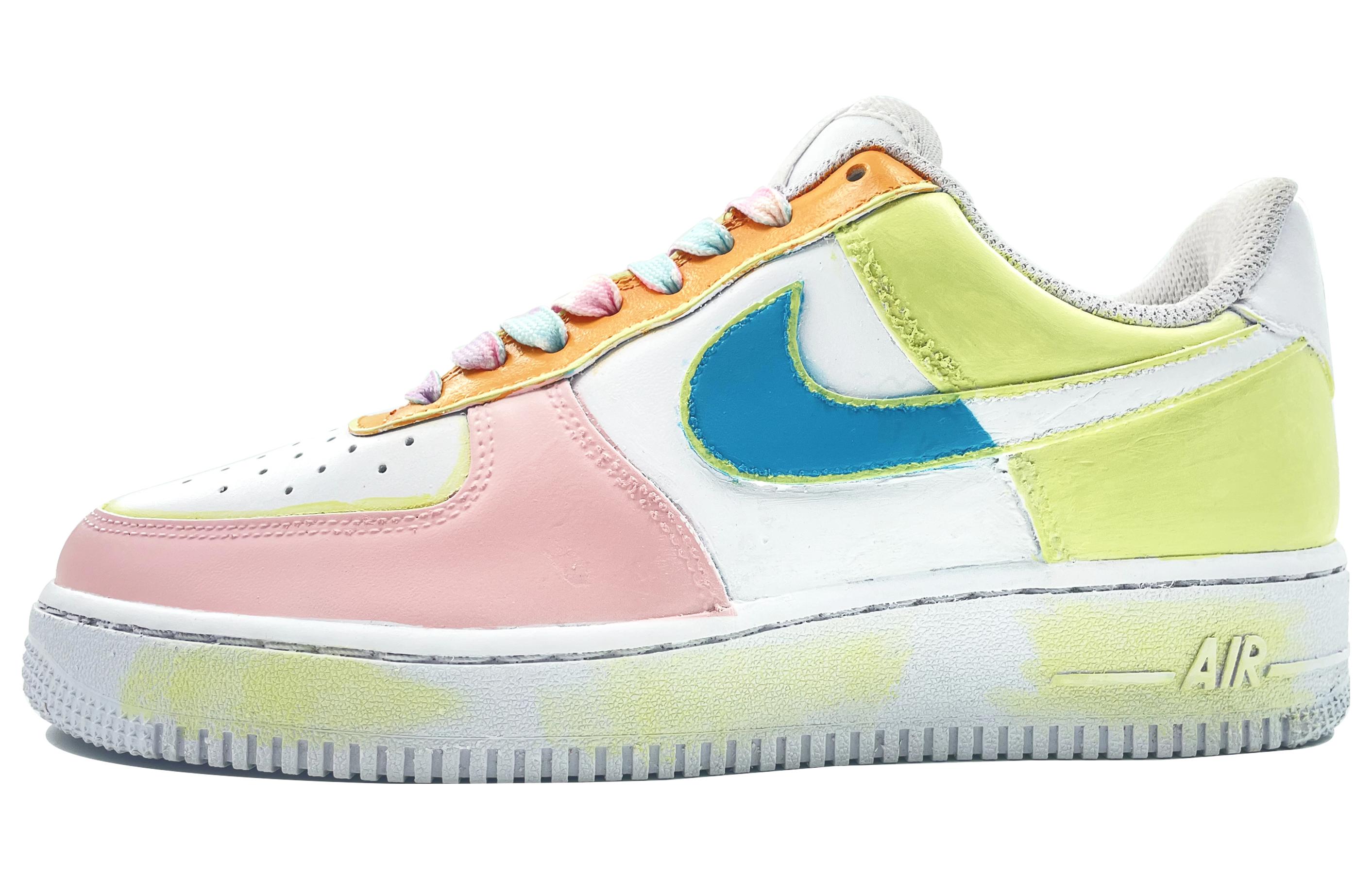 Buy [定制鞋款] 耐克空军一号低帮'07'彩虹糖果' CW2288-111-469024