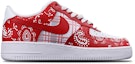 Order 【客製球鞋】Nike Air Force 1 Low '07 空軍一號 格紋腰果花 限量特殊鞋盒 休閒 低筒 板鞋 男款 紅白