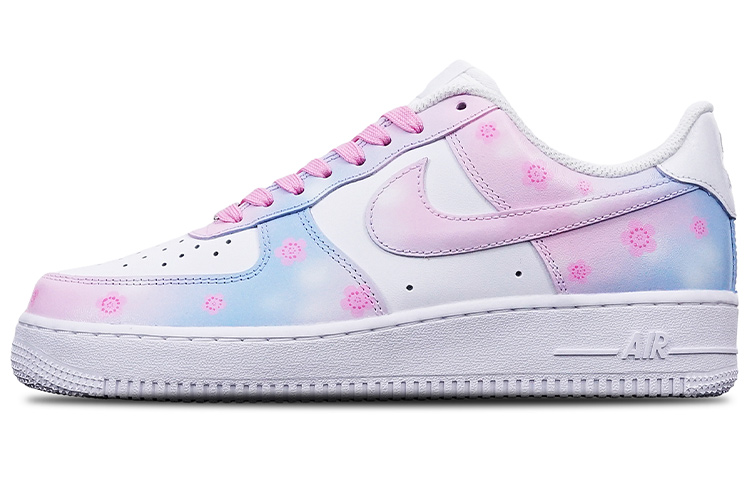 Buy 【定制鞋款】耐克 Air Force 1 Low '07 '樱花渐变' - 情人节限量版 CW2288-111(TeamT-男款樱花S-BOX)