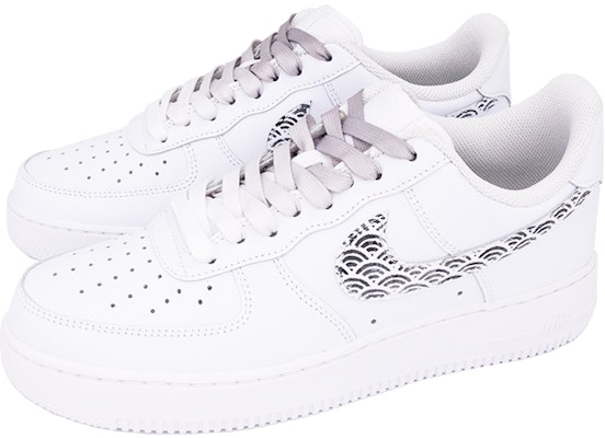 ナイキ エアフォース1 '07「青海波」カスタム CW2288-111(TeamNine-男款青海波纹) Lookbook ナイキ エアフォース1 '07「青海波」カスタム CW2288-111(TeamNine-男款青海波纹)