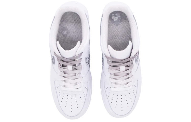 Shop [Sepatu Kustom] Nike Air Force 1 Low '07 'Gelombang Seigaiha' CW2288-111(TeamNine-男款青海波纹)