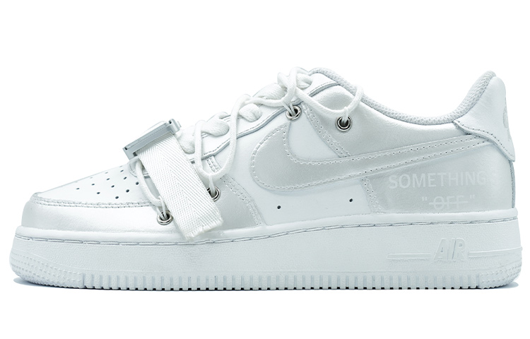 Buy [Sepatu Custom] Nike Air Force 1 Low '07 'Silver White Deconstructed' CW2288-111(Team6-机能银白S-BOX)