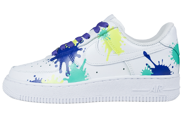 Buy [Zapatillas Personalizadas] Nike Air Force 1 Low '07 'Splatter Splatoon' CW2288-111(TeamNine-喷战彩绘)