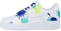 Buy 【定制球鞋】Nike Air Force 1 Low 07 色彩噴濺 噴戰 Splatoon 低筒 板鞋 男款 白黃藍