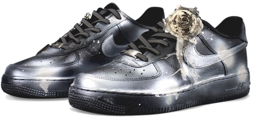 【定制球鞋】Nike Air Force 1 Low '07 空軍一號 新中式 特殊禮盒 潑墨 科技銀 灼燒乾枯玫瑰 手工做舊風 情侶 休閒 低幫 板鞋 男款 黑銀 Lookbook 【定制球鞋】Nike Air Force 1 Low '07 空軍一號 新中式 特殊禮盒 潑墨 科技銀 灼燒乾枯玫瑰 手工做舊風 情侶 休閒 低幫 板鞋 男款 黑銀