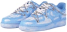 Lookbook 【定制球鞋】Nike Air Force 1 Low 07 空軍一號 街頭范 浸染 做舊 解構鏈條 脏脏鞋 低幫 板鞋 男款 藍色