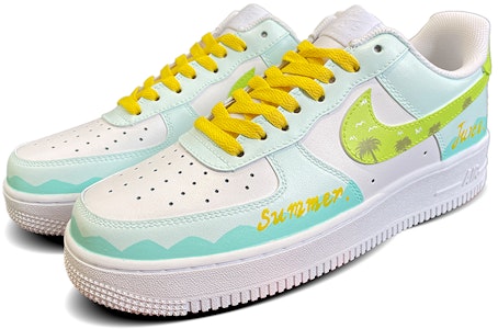 나이키 에어포스 1 로우 '07 '썸머 브리즈 팜 비치 그라피티' (46 characters) 315122-111(TeamD-男款椰树浅滩薄荷绿) Lookbook 나이키 에어포스 1 로우 '07 '썸머 브리즈 팜 비치 그라피티' (46 characters) 315122-111(TeamD-男款椰树浅滩薄荷绿)