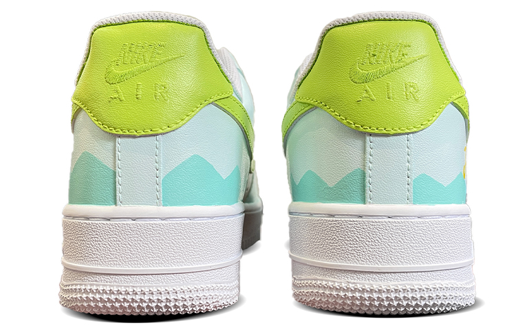 Purchase [定制鞋] 耐克空军1号低帮'07'夏日微风棕榈海滩涂鸦' 315122-111(TeamD-男款椰树浅滩薄荷绿)