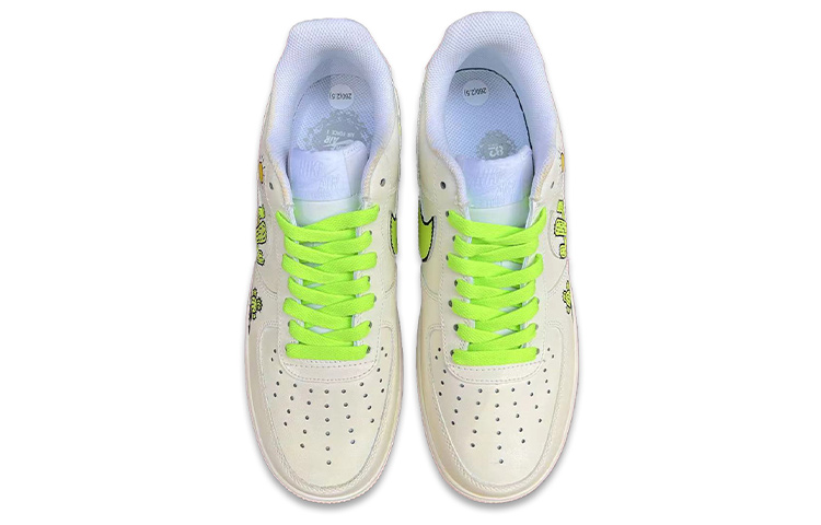 Shop Nike Air Force 1 '07 Cactus Pintadas Fluorescentes 315122-111(TeamD-男款夏日仙人掌)