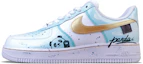 Buy 【定制球鞋】 Nike Air Force 1 Low '07 空軍一號 夏日熊貓 手繪噴繪 潑墨 冷冰藍冰藍漸變 低幫 板鞋 男款 藍金