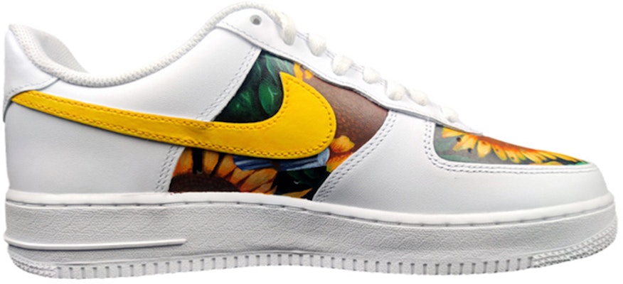 【定制球鞋】 Nike Air Force 1 Low '07 空軍一號 向日葵 低幫 板鞋 男款 黃白 Order 【定制球鞋】 Nike Air Force 1 Low '07 空軍一號 向日葵 低幫 板鞋 男款 黃白