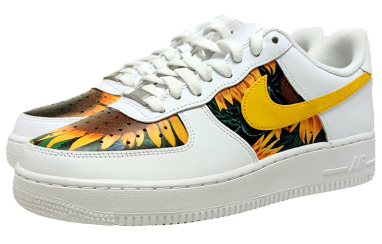 Lookbook 【定制球鞋】 Nike Air Force 1 Low '07 空軍一號 向日葵 低幫 板鞋 男款 黃白