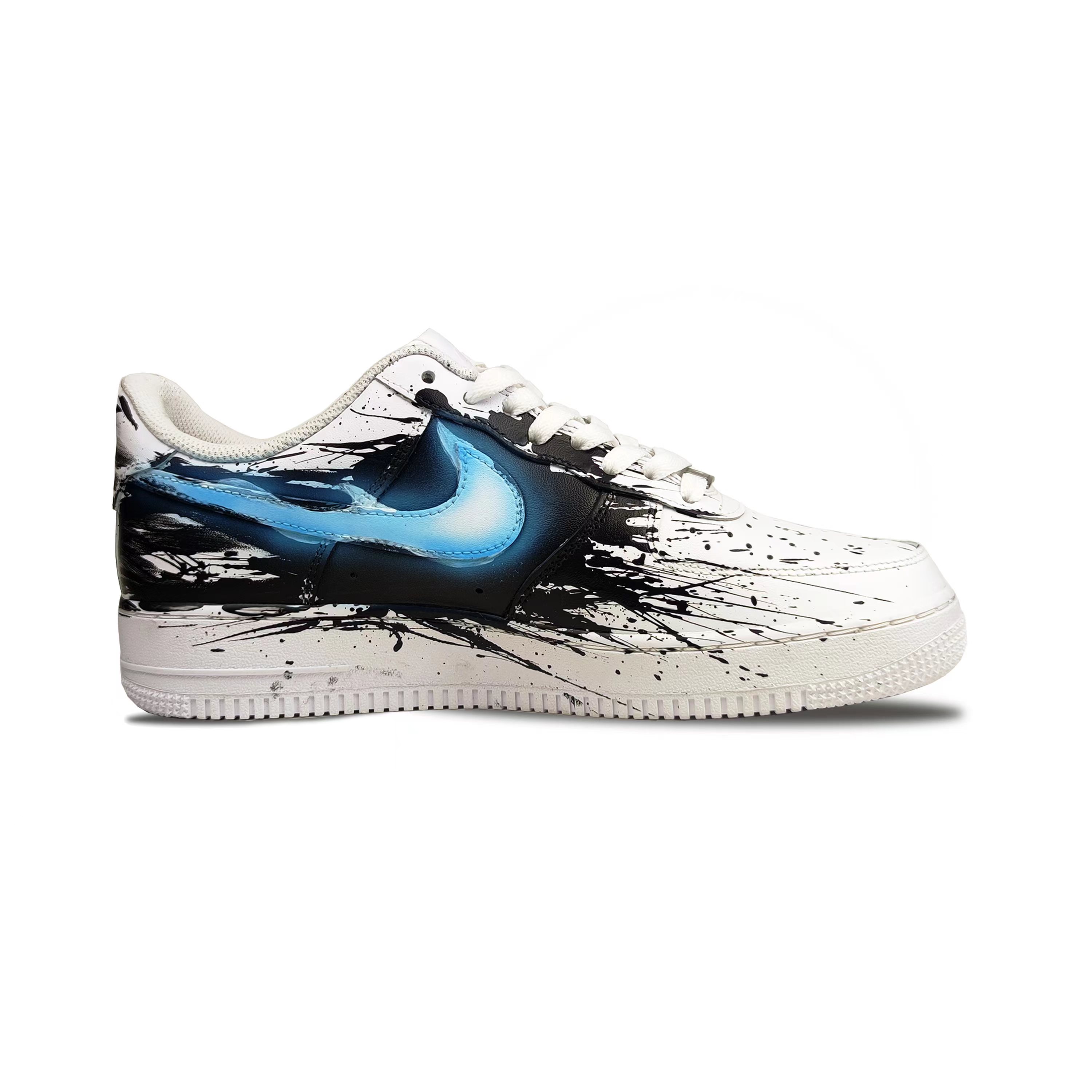 Order 【客製球鞋】Nike Air Force 1 Low 07 低空軍一號 超級英雄 毒液 低筒 板鞋 男款 黑白