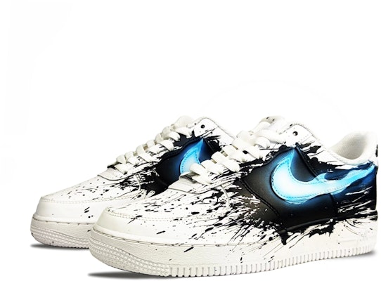 【客製球鞋】Nike Air Force 1 Low 07 低空軍一號 超級英雄 毒液 低筒 板鞋 男款 黑白 Lookbook 【客製球鞋】Nike Air Force 1 Low 07 低空軍一號 超級英雄 毒液 低筒 板鞋 男款 黑白