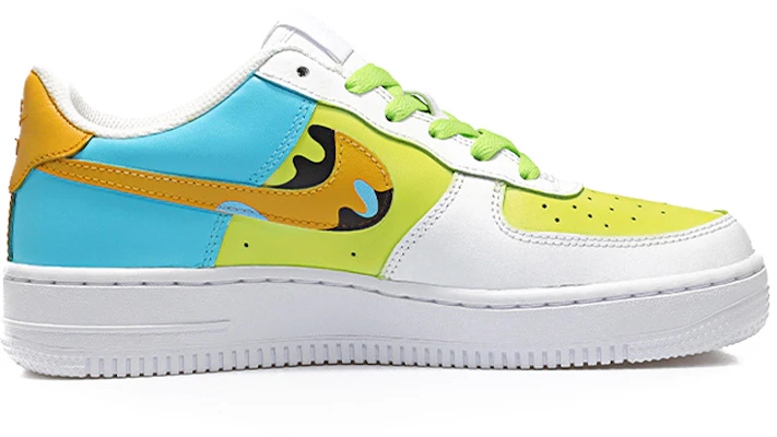 【客製化球鞋】Nike Air Force 1 Low '07 空軍一號 衝浪少年 夏日海浪 水滴 情侶 休閒 低幫 板鞋 男款 綠藍 Order 【客製化球鞋】Nike Air Force 1 Low '07 空軍一號 衝浪少年 夏日海浪 水滴 情侶 休閒 低幫 板鞋 男款 綠藍