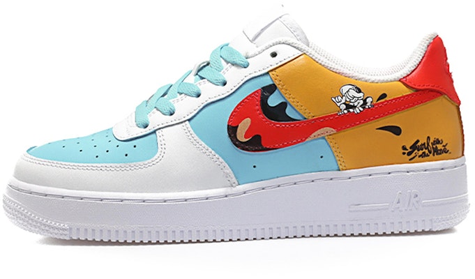 カスタム Nike Air Force 1 '07 "波乗り" CW2288-111(Team10-冲浪少年橙蓝) Buy カスタム Nike Air Force 1 '07 "波乗り" CW2288-111(Team10-冲浪少年橙蓝)